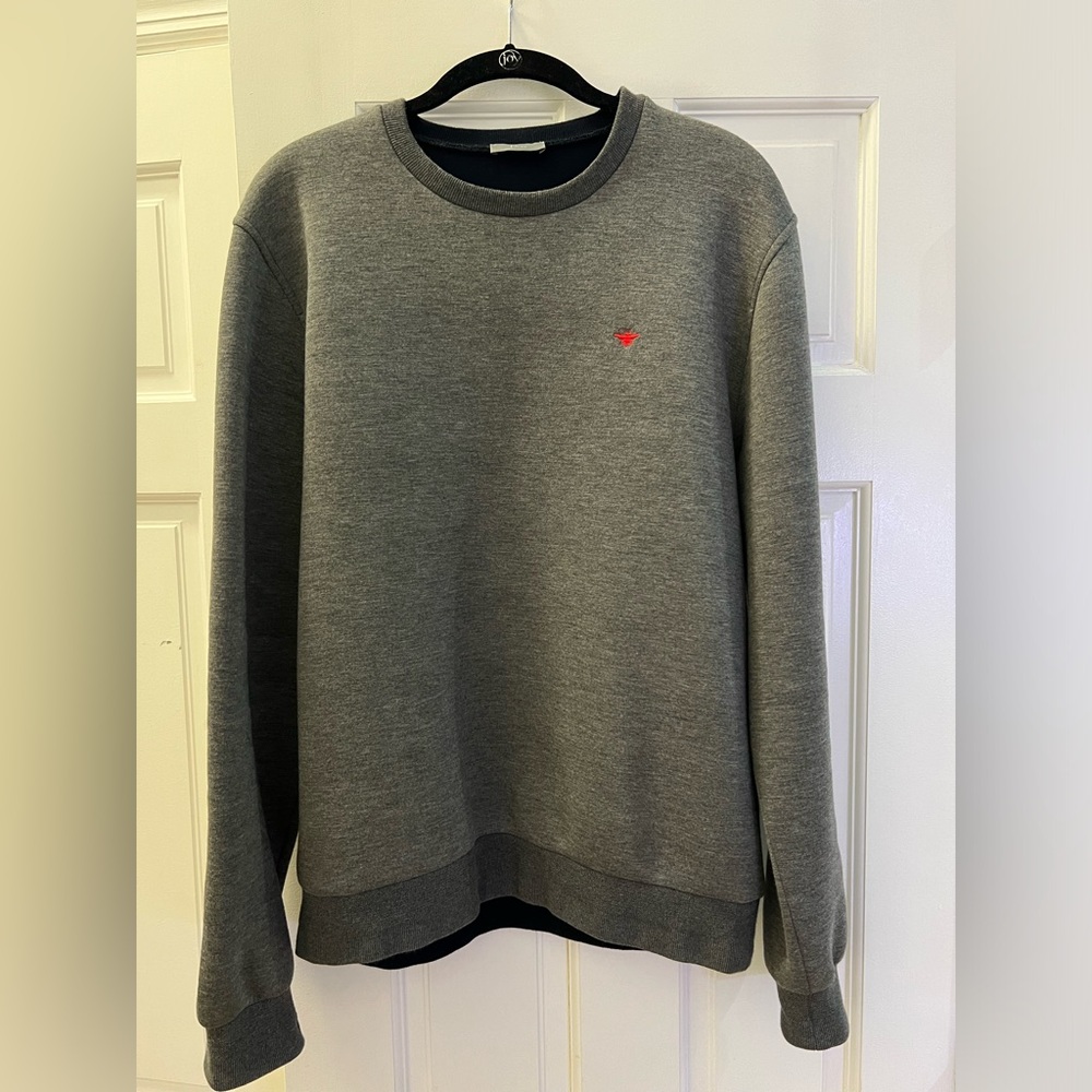 Gray Dior Homme crewneck sweater